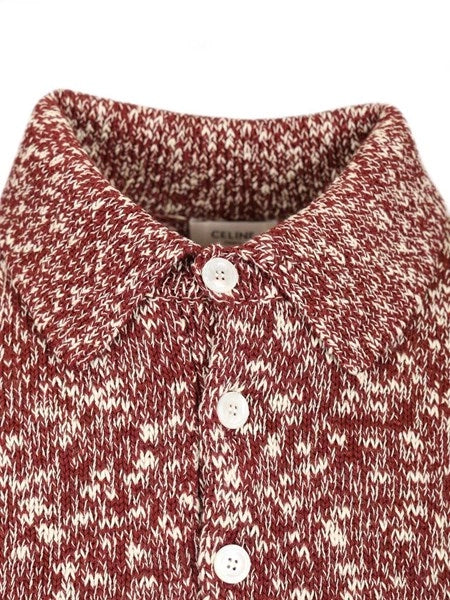 maglia polo in cotone mouline
