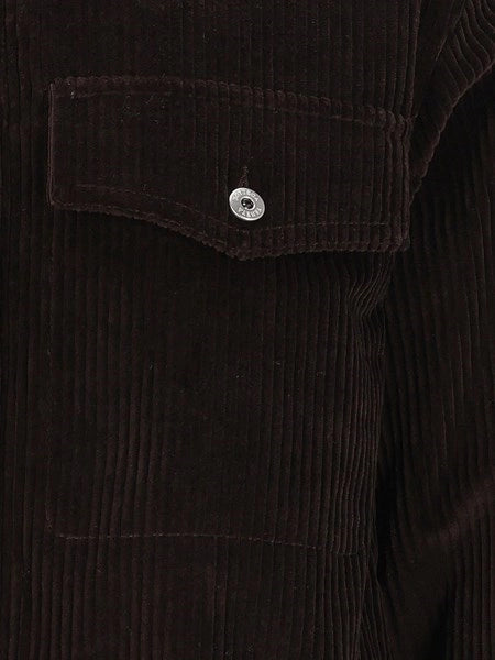 Giacca camicia in velluto a coste di cotone