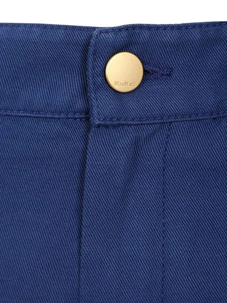 Pantalone in drill di cotone e lino