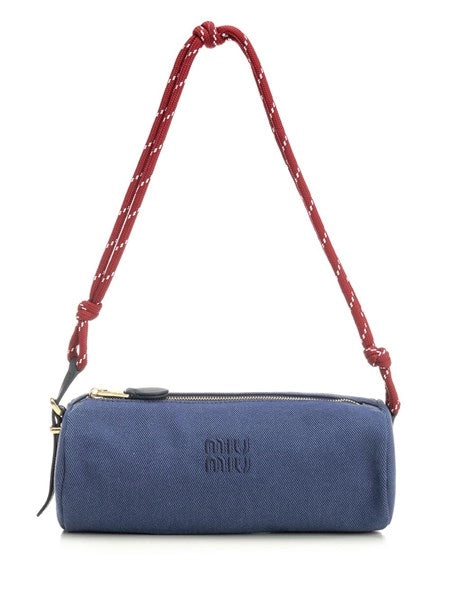 Pouch in gabardine