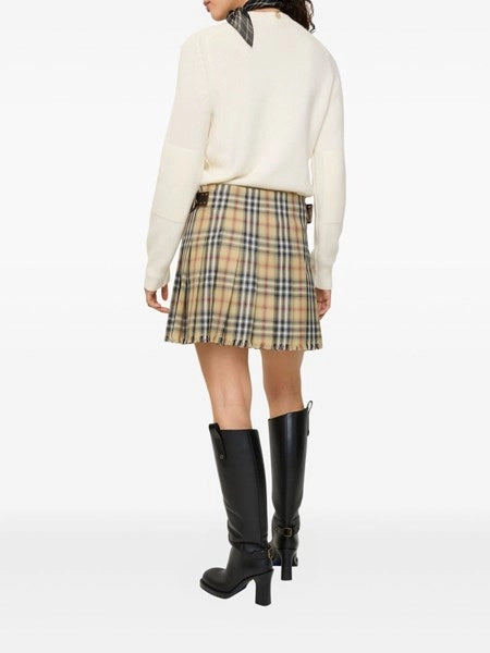Mini kilt in lana Check
