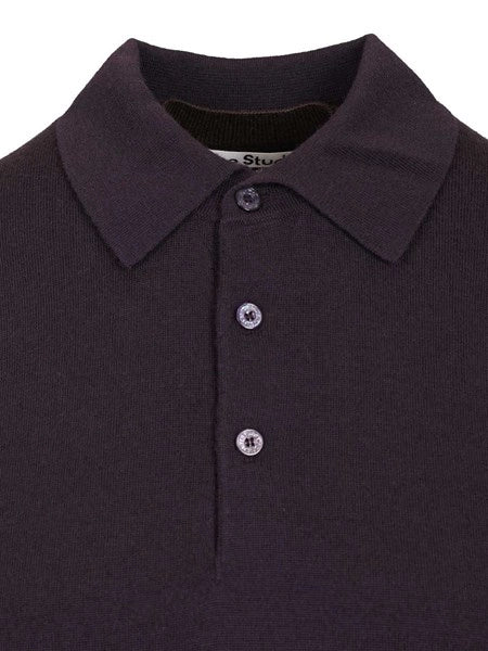 Polo in lana a strati