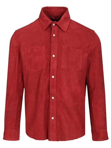 Camicia in suede