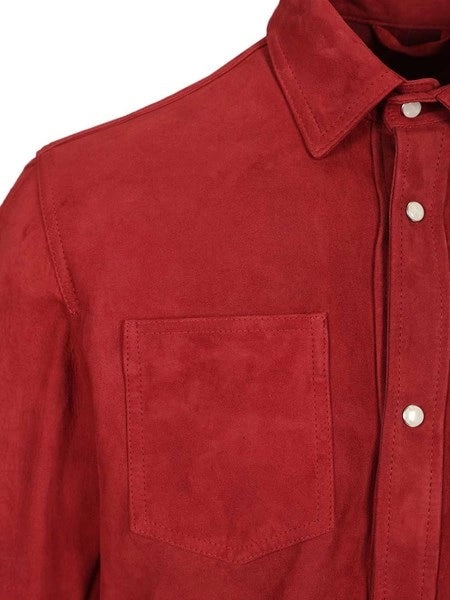 Camicia in suede