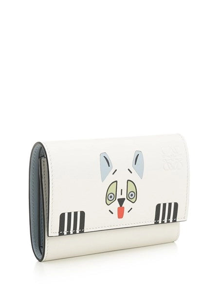 Portafoglio verticale piccolo Futurist Cat