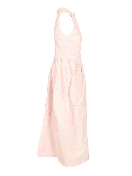Vestito midi a fiori