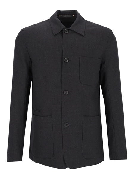 Giacca casual in lana