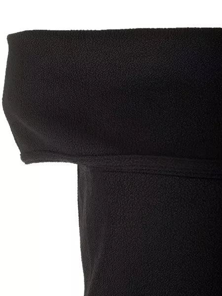 Abito midi con spalle scoperte