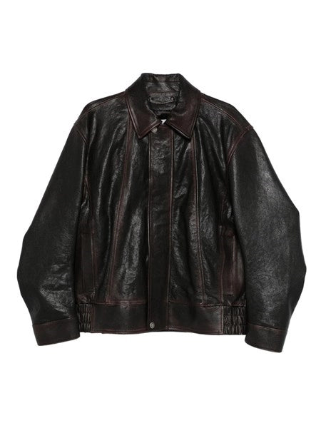 Giacca bomber in nappa