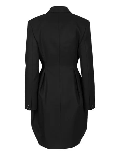 Cappotto doppiopetto arrotondato