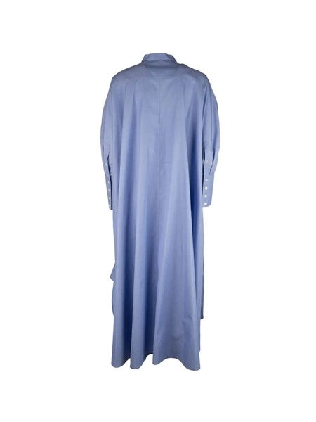 abito a camicia in popeline di cotone