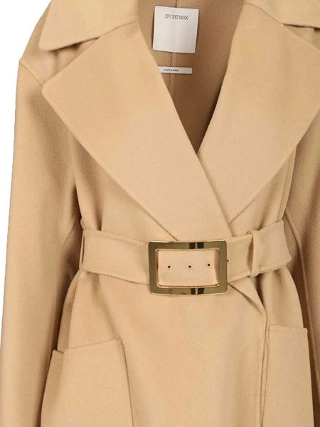 Cappotto a vestaglia in pura lana