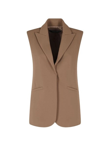 Blazer con gilet in cady