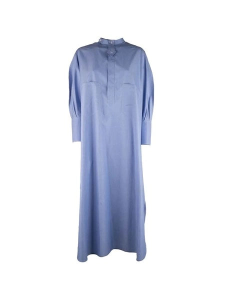 abito a camicia in popeline di cotone