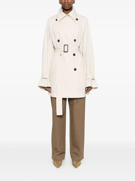 Trench in cotone lavato