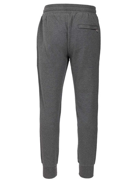 Pantaloni in jersey con patch araldico