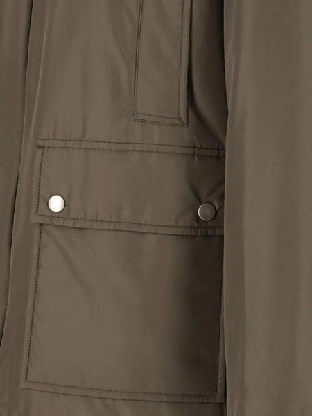Parka con collo morbido