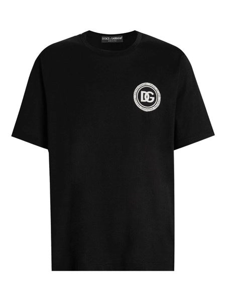 T-shirt in jersey con patch