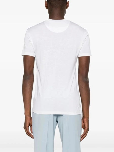 T-shirt in cotone e seta