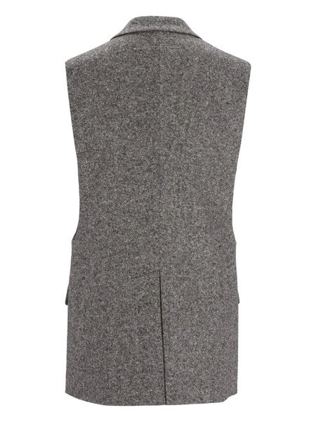 Gilet in maglia di lana merino