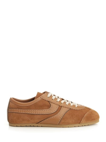 Sneakers in pelle e suede