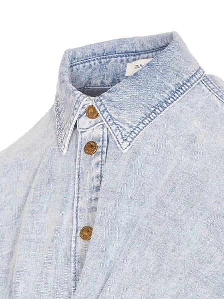 Top a portafoglio in denim Rebellion