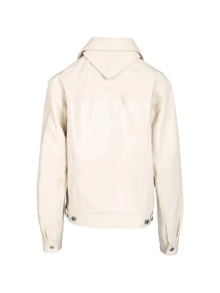 Giubbino in pelle Intrecciato