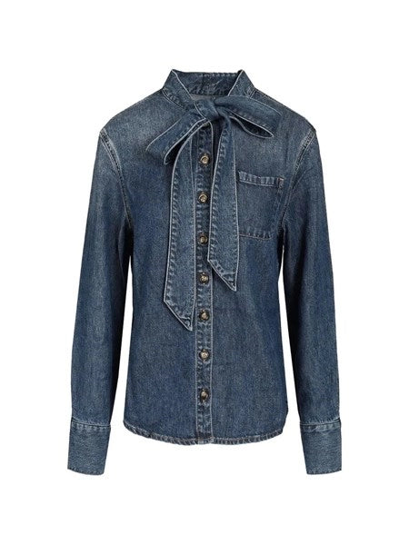 Camicia con fiocco