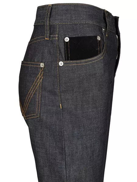 Jeans con tasca intrecciata