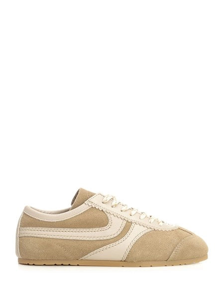 Sneakers in pelle e suede