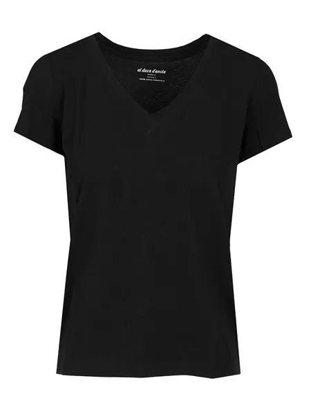 T-shirt con scollo a V