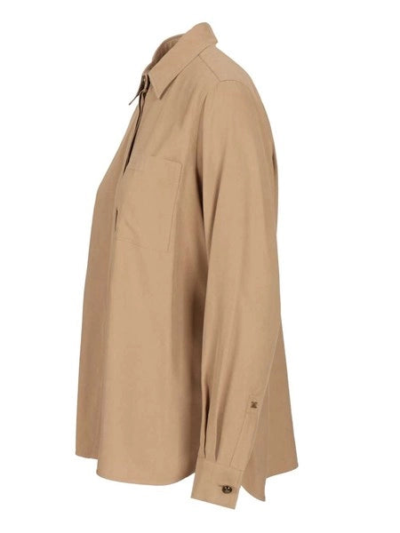 Camicia Siamese in seta lavata