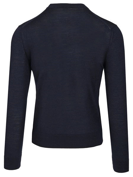 Maglione in lana e seta