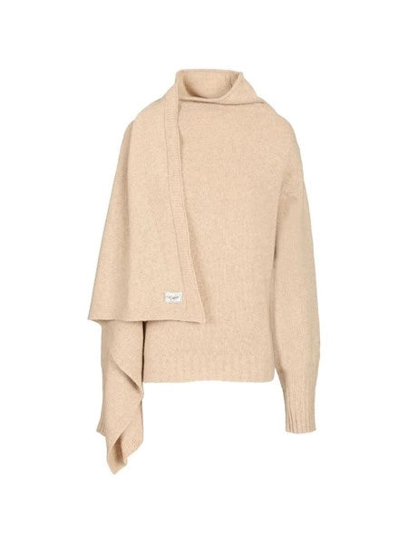 Maglione con dettagli drappeggiati