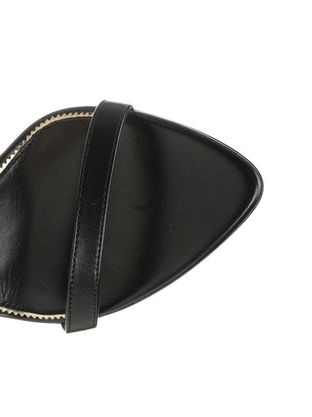 Sandali "Padlock" in pelle