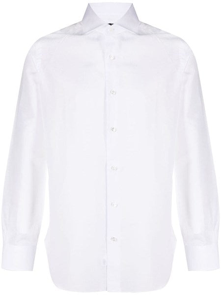 Camicia con collo alla francese