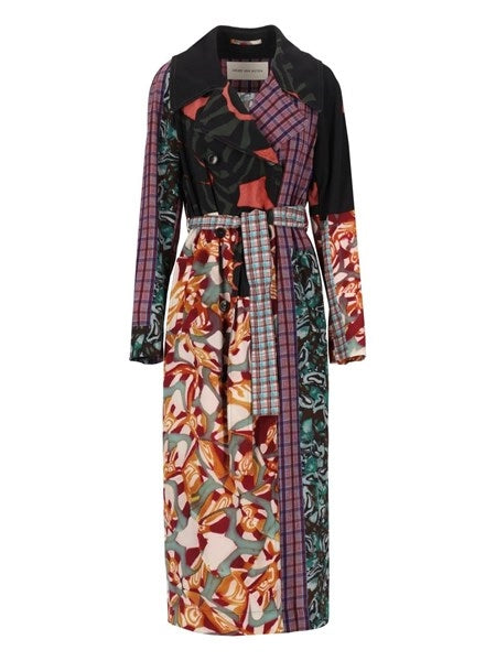 Cappotto in chiffon stampato Rolana