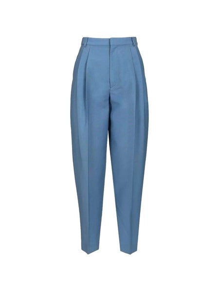 pantaloni montauk in lana e mohair