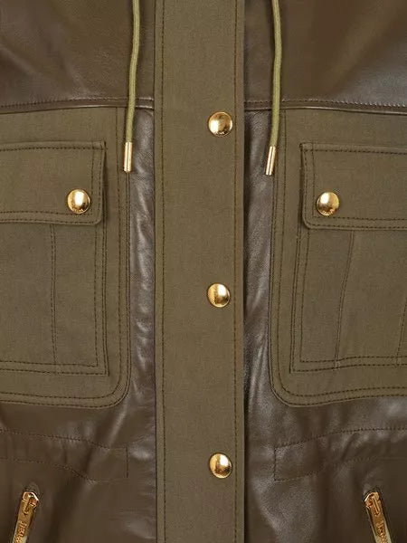 Parka in pelle di agnello
