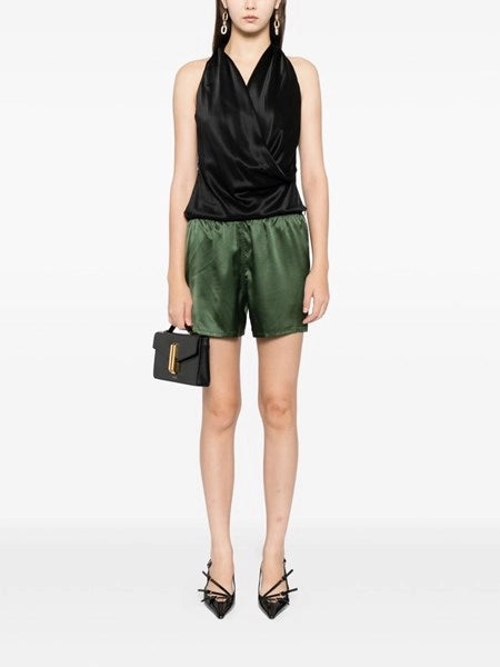 Shorts in raso di seta