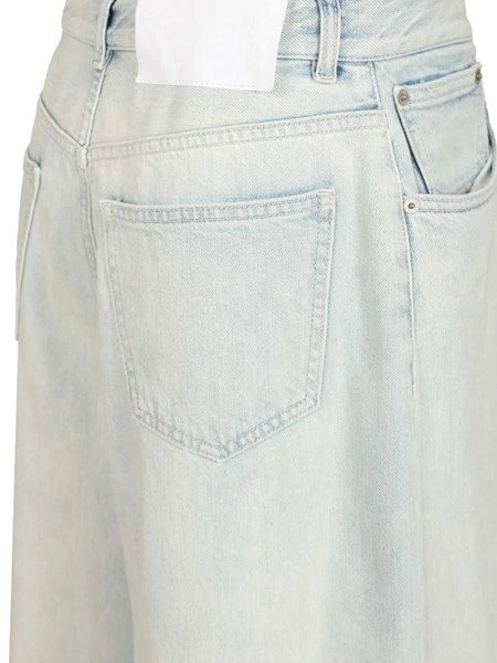 Jeans gamba larga