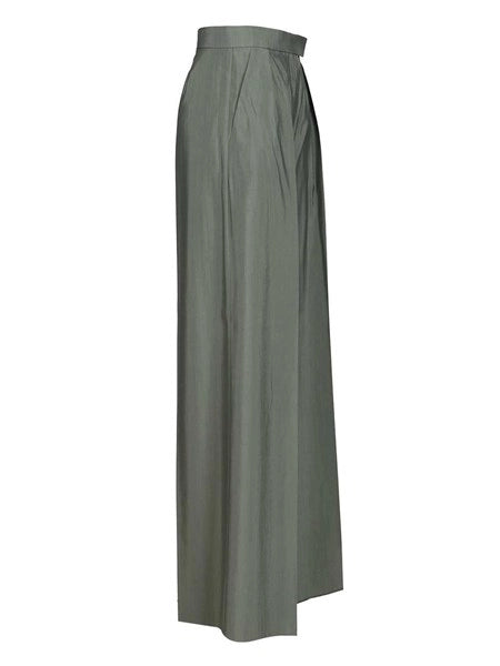 Pantalone Ampio In Lana E Seta