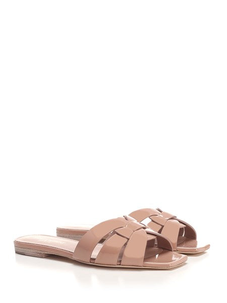 Sandalo piatto "Tribute" in pelle