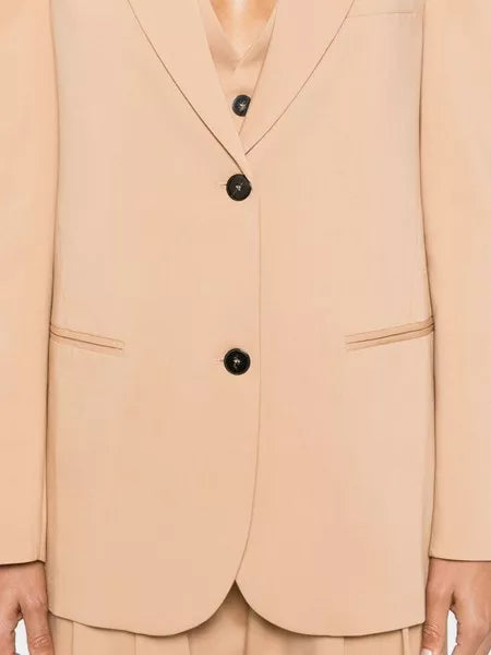 viscose wool chic twill jacket