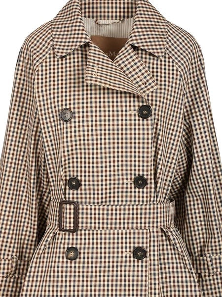 Trench in twill antigoccia