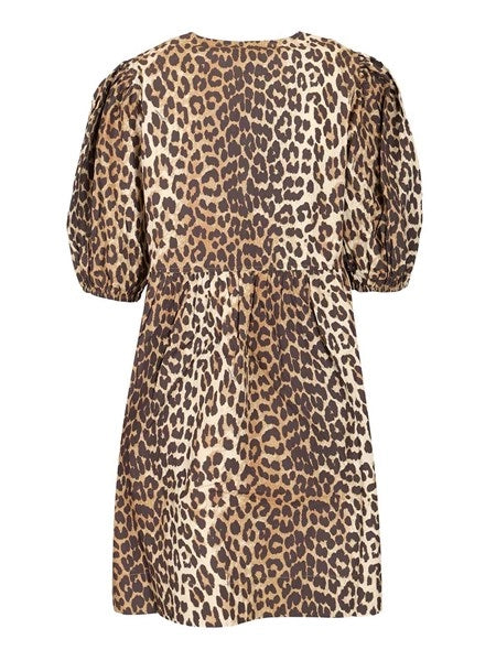 Mini abito leopardato