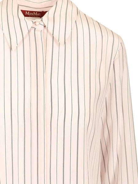 Camicia in crêpe de Chine
