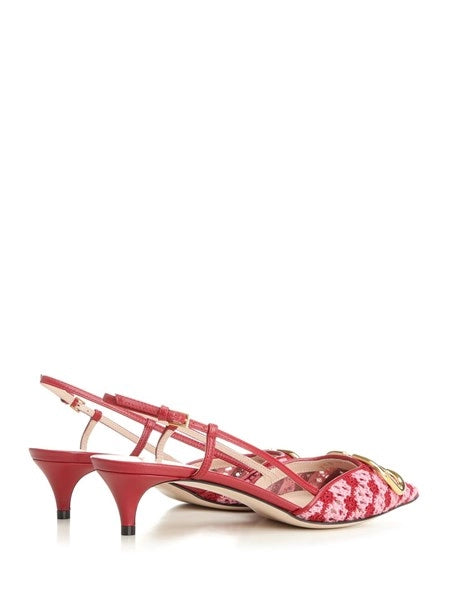 Décolleté slingback "VLogo"