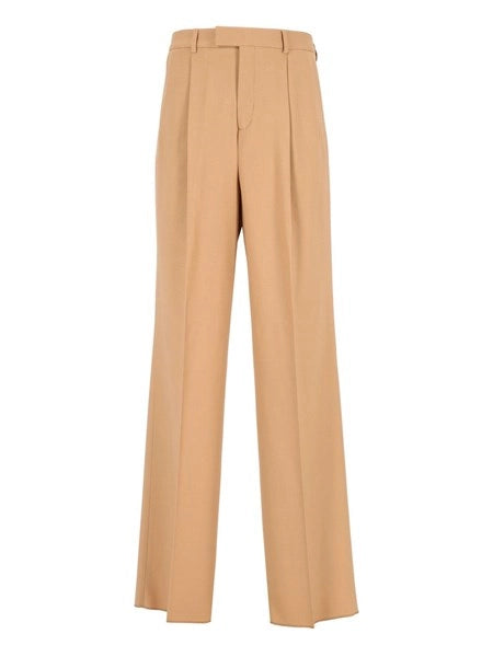 Pantaloni Jazz in gabardine di lana stretch