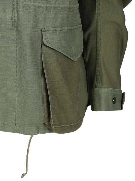 Parka in satin di cotone